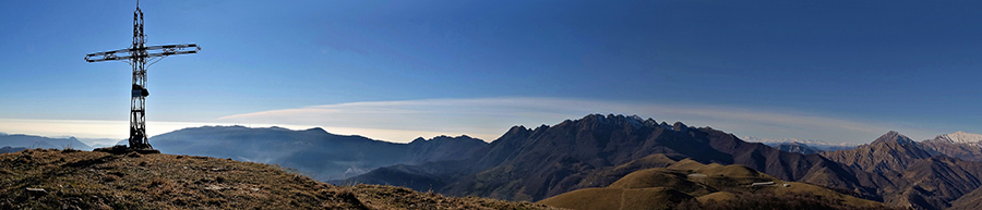 Panorama dalla croce dello Zuc di Valmana 